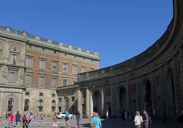 The Royal Palace in Gamla Stan, Stockholm. 