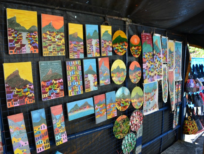 Art from the Rocinha Favela in Rio de Janeiro