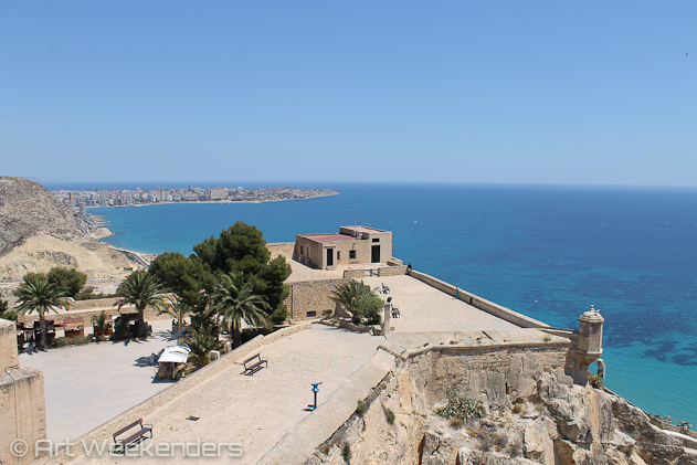 Spain-Valencia-Santa-Barbara-castle-view