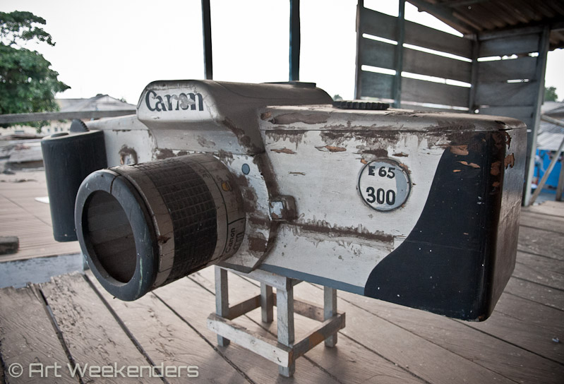 Ghana fantasy coffin art camera