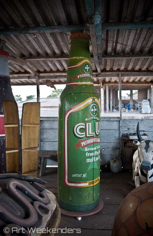 Ghana fantasy coffins art Club beer