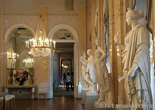 The inside of the Albertina museum in Vienna Austria