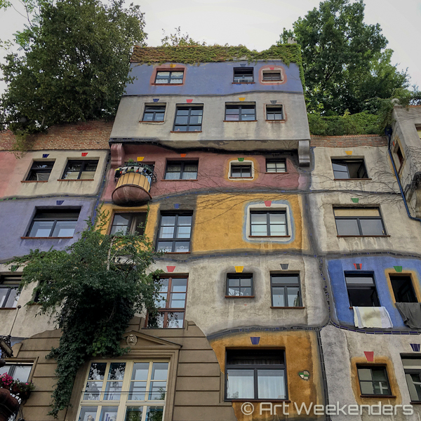 Hundertwasser House in Vienna Austria Art