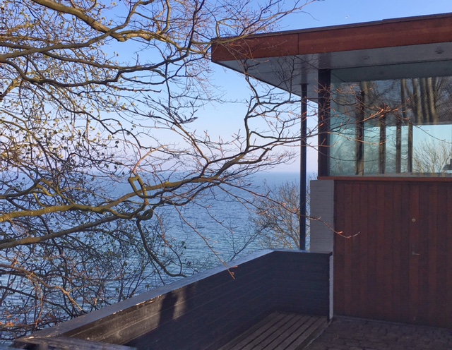 Architecture and landscape at Louisiana Museum of Modern Art Denmark