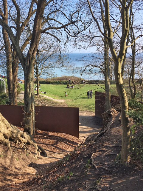 Richard Serra The Gate in the Gorge Louisiana Museum of Modern Art Denmark