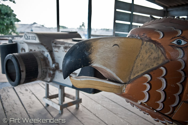 Ghana coffin art bird
